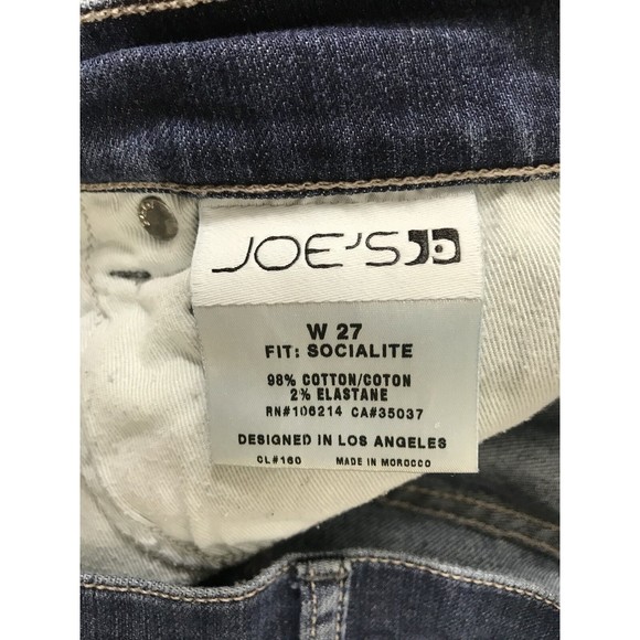 Joes Jeans Socialite sz 27 Kennedy wash Cropped Capri‎ EUC Women's - Picture 4 of 10